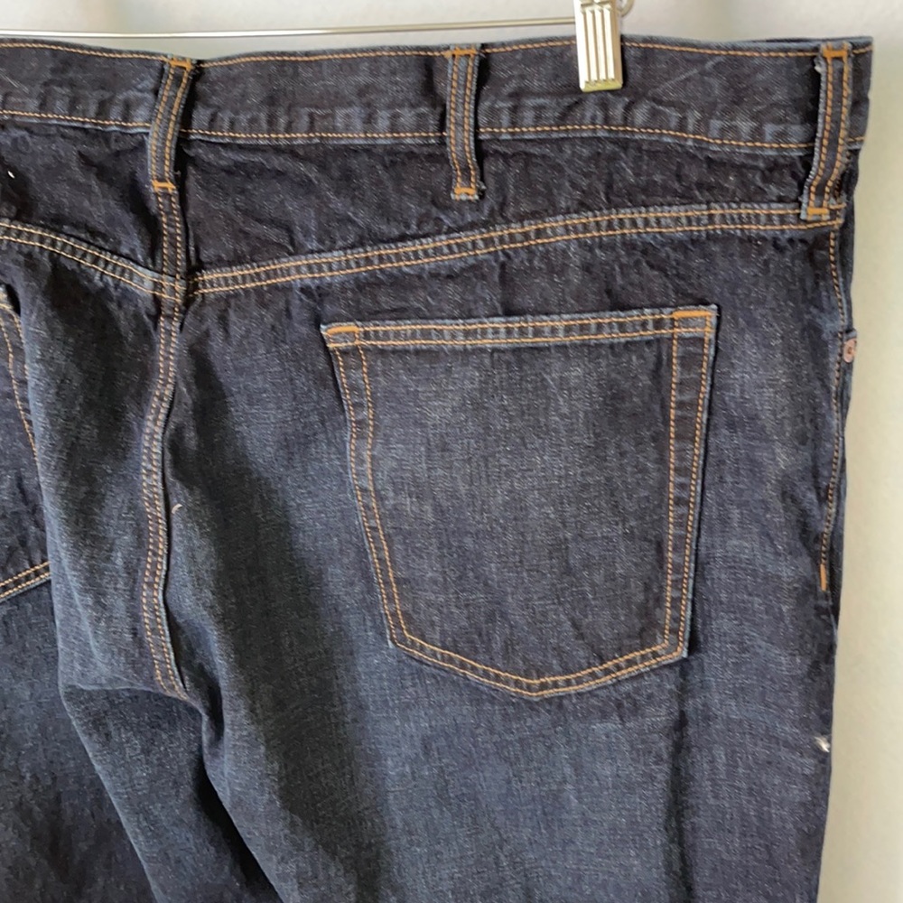 Old Navy Dark Wash Loose/Ample Straight Leg Jeans - Picture 9 of 12